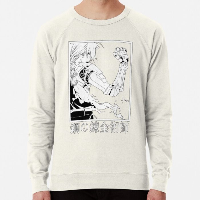 ssrcolightweight sweatshirtmensoatmeal heatherfrontsquare productx1000 bgf8f8f8 10 - Fullmetal Alchemist Merch